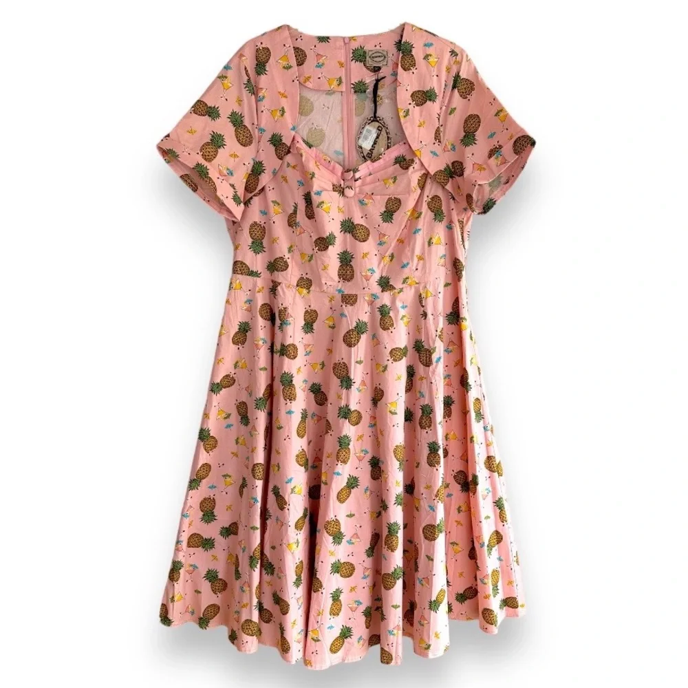 BANNED APPAREL “Grace” Swing Dress in Hula Girl - Picture 4 of 9